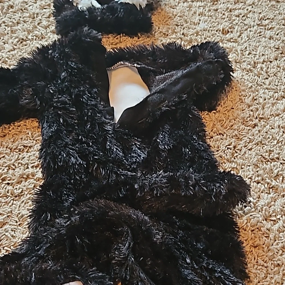 Inky Black Kitty Halloween Costume 6-12 months - Picture 5 of 7